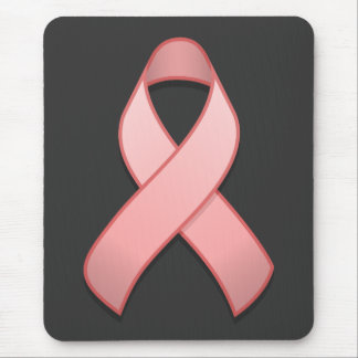Tapis De Souris Ruban rose Mousepad de conscience