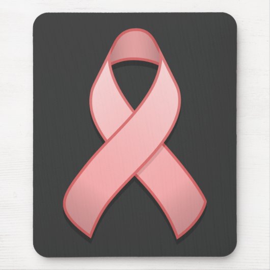 Tapis De Souris Ruban rose Mousepad de conscience (Devant)