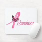 Tapis De Souris Ruban survivant du cancer du sein (Avec souris)
