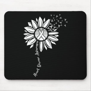 Tapis De Souris Ruban tournesol du Mois de sensibilisation à la ma