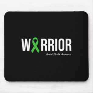 Tapis De Souris Ruban Vert de Sensibilisation à la Santé Mentale