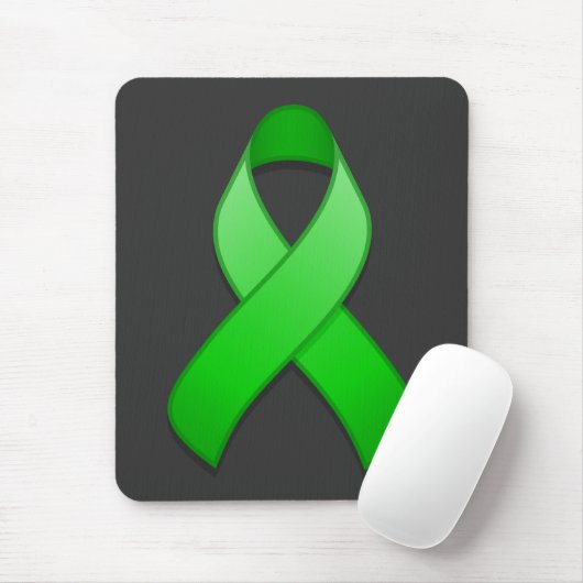 Tapis De Souris Ruban vert Mousepad de conscience (Avec souris)
