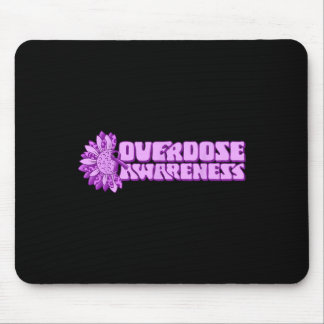 Tapis De Souris Ruban Violet de Sensibilisation au Surdosage de Dr