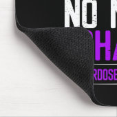 Tapis De Souris Ruban Violet Plus de Stigmatisation Plus de Honte (Coin)