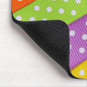 Tapis de souris Rubans à pois (Coin)