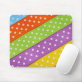 Tapis de souris Rubans à pois (Avec souris)