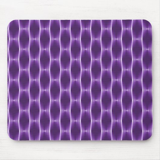 Tapis De Souris Rubans métalliques violets profonds Mousepad (Devant)