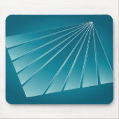 Tapis De Souris Rubans turquoise (Devant)