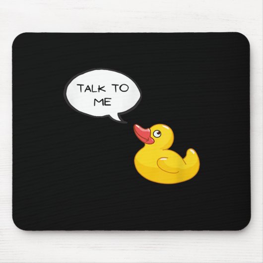 Tapis De Souris Rubber Duck Debugging (Devant)