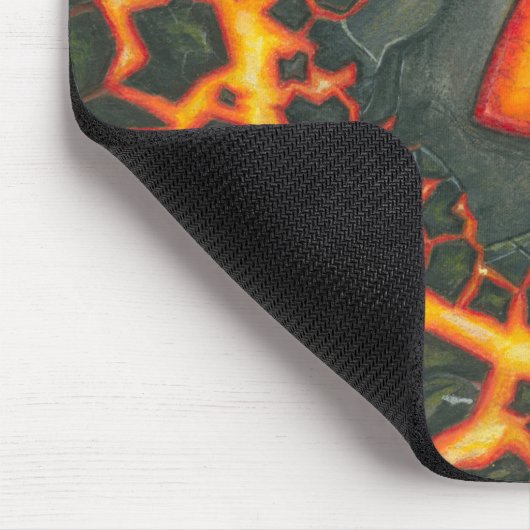 Tapis De Souris Ruby Core Gemstone (Coin)