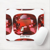 Tapis De Souris Ruby Gemstone Red (Avec souris)