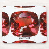 Tapis De Souris Ruby Gemstone Red (Devant)