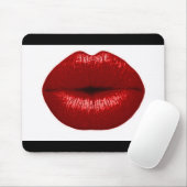 TAPIS DE SOURIS RUBY RED LIPSTICK MAKEUP BEAUTY LASHION LIPS (Avec souris)