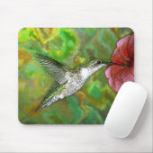 Tapis De Souris Ruby-throated-Hummingbird-4219-2 (Avec souris)