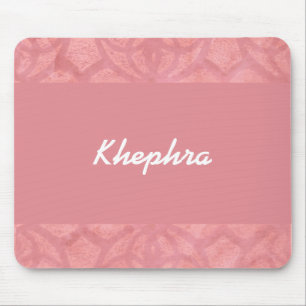 Tapis De Souris Ruddy Pink Batik Name