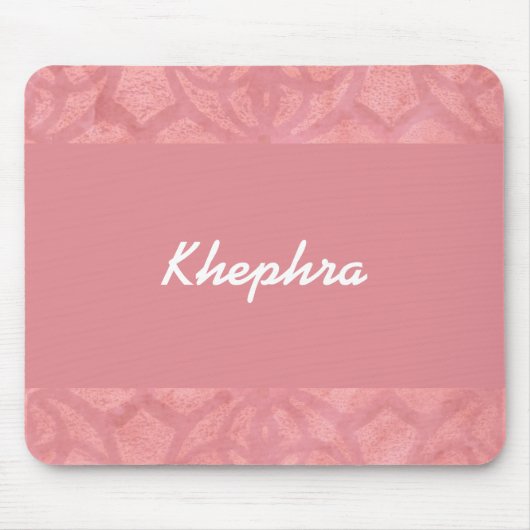 Tapis De Souris Ruddy Pink Batik Nom (Devant)