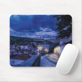 Tapis De Souris Rue du soir à Prague (Avec souris)