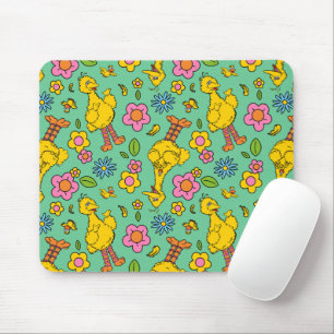 Tapis De Souris Rue Sésame   Big Bird & Little Bird Motif