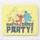 Tapis De Souris Rue Sésame | Monster Dance Party (Devant)