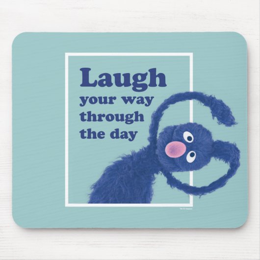 Tapis De Souris Rue Sésame | Rire à travers la journée (Devant)