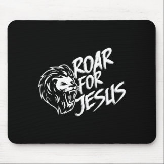 Tapis De Souris Rugir pour Jésus Drôle Lion Vbs Cadeau Chrétien Ho