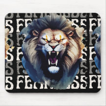 Rugissement sans peur – Lion audacieux