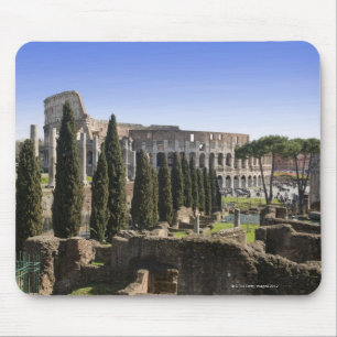 Tapis De Souris Ruines du Colosseum romain d'IL Palatino,