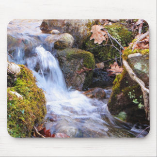 Tapis De Souris Ruisseau Mousepad de forêt