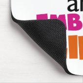 Tapis De Souris Run and Embrassez Life Orange Pink (Coin)