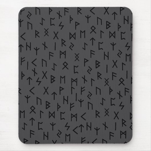 Tapis De Souris Runes Futhark anciens (Devant)