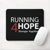Tapis De Souris Running4Hope Black (Avec souris)