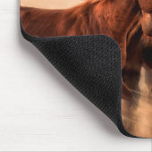 Tapis De Souris running horses, blur and flying manes (Coin)