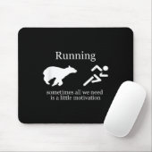 Tapis De Souris Running. Motivation (Avec souris)