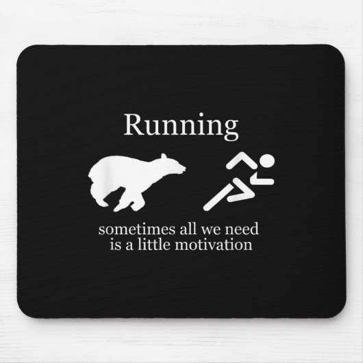 Tapis De Souris Running. Motivation (Devant)