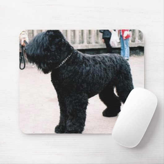 Tapis De Souris Russe noir Terrier Mousepad (Avec souris)