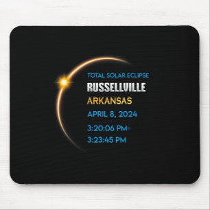 Tapis De Souris Russellville Arkansas Total Solar Eclipse 2024