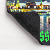 Tapis De Souris Russie ou Fédération de Russie Moscou la nuit (Coin)