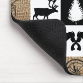 Tapis De Souris Rustic Camping Extérieur Aventure (Coin)