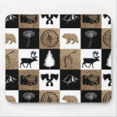 Tapis De Souris Rustic Camping Extérieur Aventure (Devant)