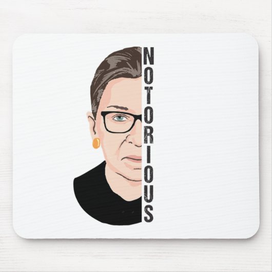 Tapis De Souris Ruth Bader Ginsburg, célèbre RBG, célèbre (Devant)