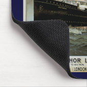 Tapis De Souris S.S. Caledonia - New York à et de Glasgow (Coin)