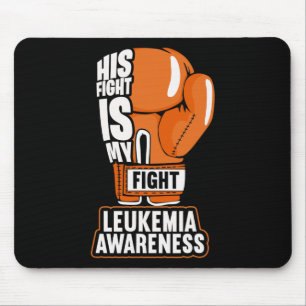 Tapis De Souris Sa Lutte Est Ma Lutte Contre La Leucémie