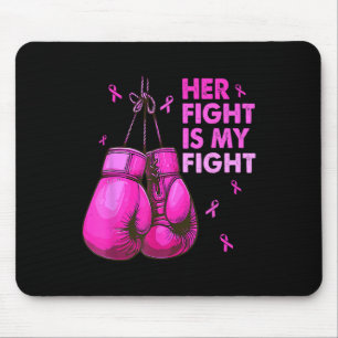 Tapis De Souris Sa Lutte Est Ma Lutte Gants De Boxe De Combat Canc