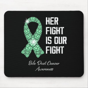 Tapis De Souris Sa Lutte Est Notre Lutte Bile Duction Cancer Sensi