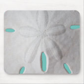 Tapis De Souris Sable dollar océan plage blanc turquoise pavé sour (Devant)