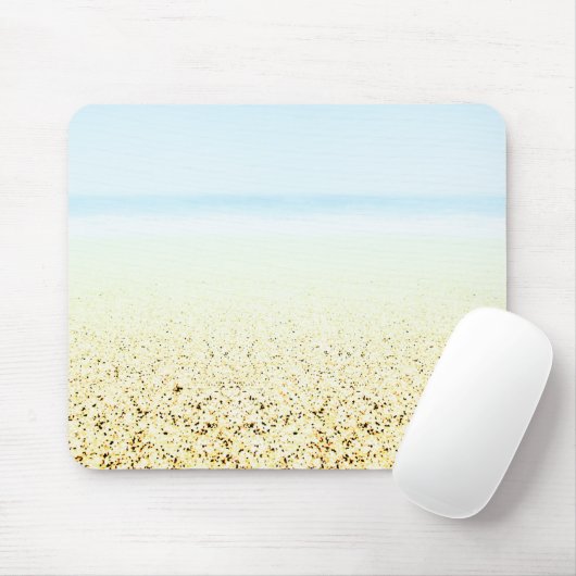 Tapis De Souris Sable et mer Calme Côté (Avec souris)
