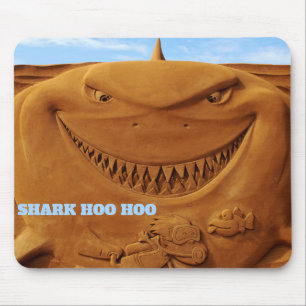 Tapis De Souris Sable sculpté requin hoo hoo