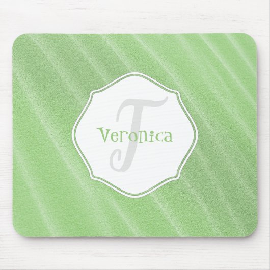 Tapis De Souris Sable Vert Ripples Souris Personnalisé Pad Souris (Devant)