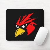 Tapis De Souris Sac à tiroirs mignon pixte à la face de l'oiseau m (Avec souris)