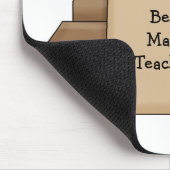 Tapis De Souris Sac de déjeuner/meilleur nom de professeur maths (Coin)